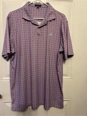 Peter Millar Crown Crafted Polo Shirt Size XL